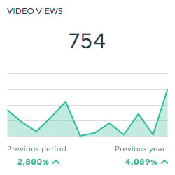 Pinterest Video performance metrics