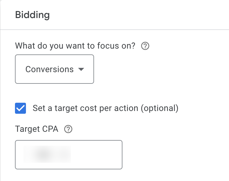 Target CPA