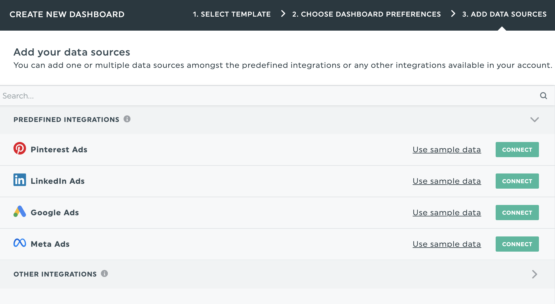 Add data sources