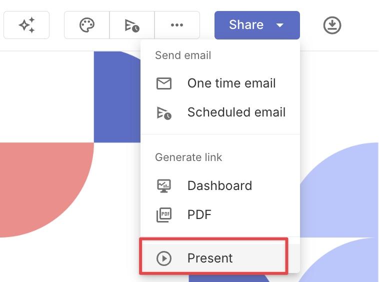present feature swydo