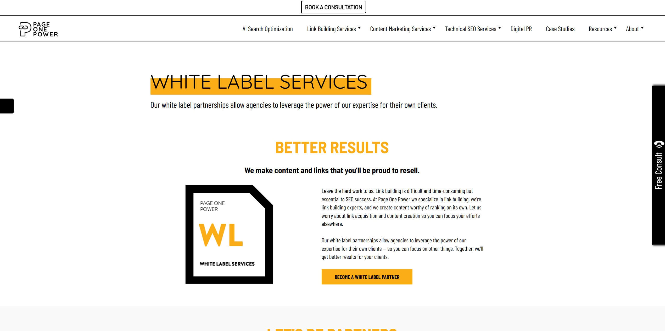 white label link building service